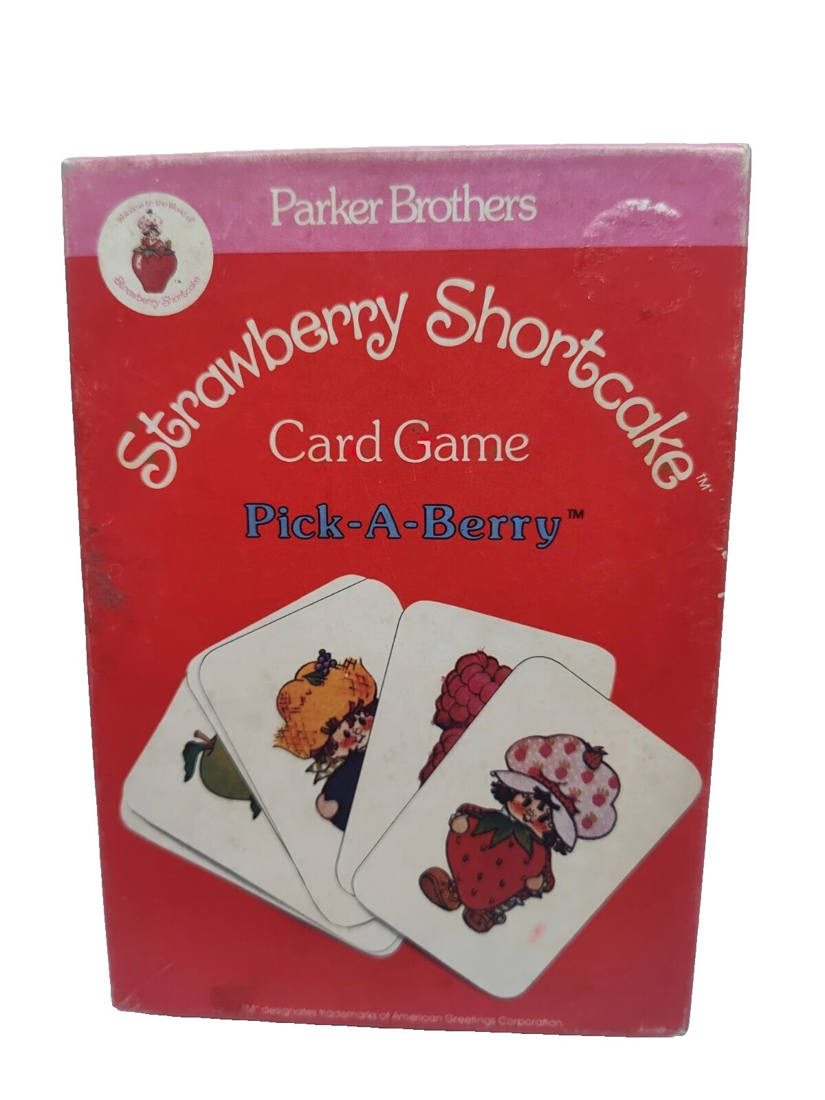 Strawberry Shortcake Vintage Card Games
