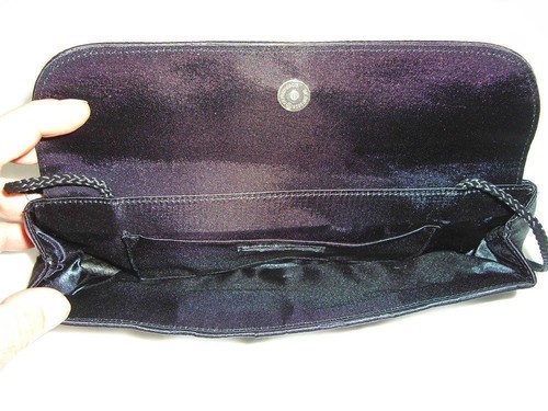 W391 Style & Co. 'Corinne' Mujer Negro Mini Bolso de Mano de Noche Cartera - Imagen 2 de 2