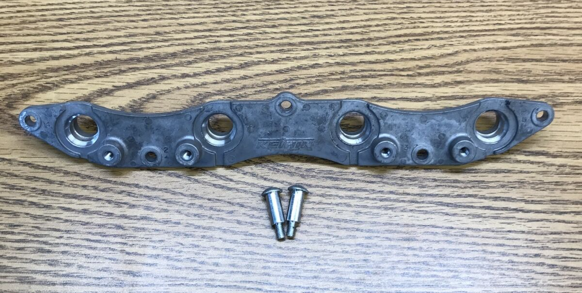 KAWASAKI NINJA ZX6R 2009-2012, TOP INJECTOR NOZZLE TOP PLATE PART