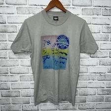 VTG SINGLE STITCH Screen Stars Best Herd Boogie 1989 SKYDIVING TEE Mens  L USA