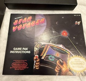 Star Voyager NES Nintendo With Manual & Poster. Tested! Nice Shape! See Pics.