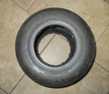 BURRIS 10x5.00-5 D-4 tubeless, CY8J, USED Racing Go Kart Tire, Slick, Drift