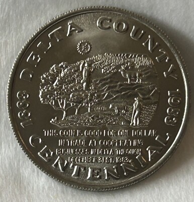 DELTA COLORADO CENTENNIAL 1882-1982/DELTA COUNTY CENTENNIAL 1883