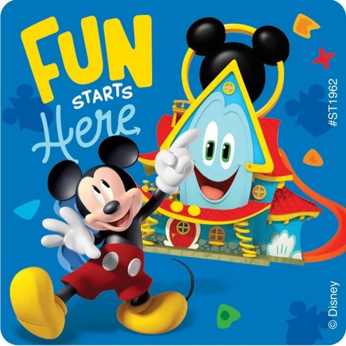 Pegatinas Mickey Mouse x 5 - Favores de fiesta de cumpleaños - Mickey Funhouse Pluto Goofy Foto 4 de 4