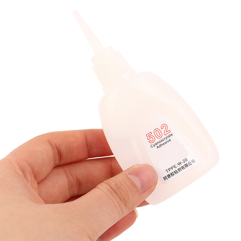 1Pc 30g 502 Glue Instant Quick Dry Strong Adhesive Leather Rubber Metal