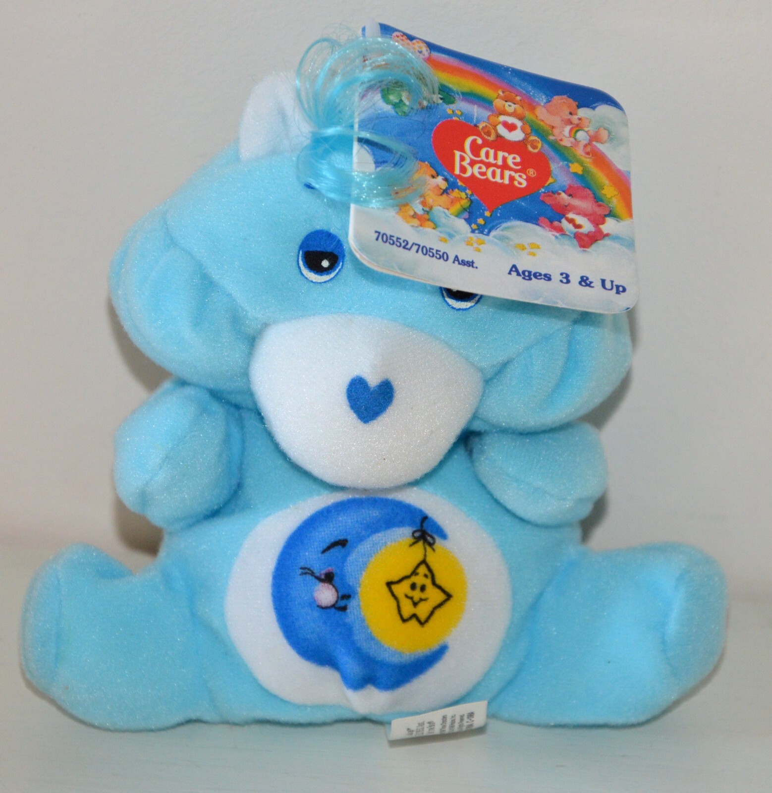 Peluche vintage authentique 1998 Bisounours Bedtime 12cm pour compléter collection rare