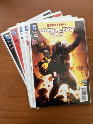 DC Comics New 52 EARTH 2 Worlds End Dark Apokolips War Series Issues ...