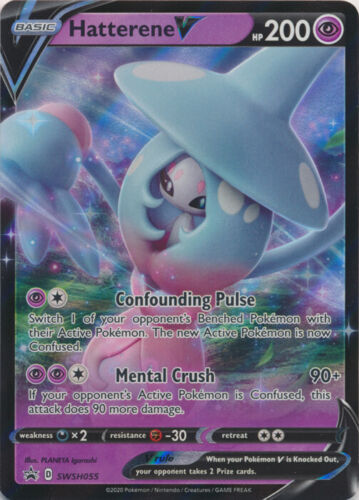 Hatterene V - SWSH055 Sword & Shield Promo Near Mint Pokemon TCG