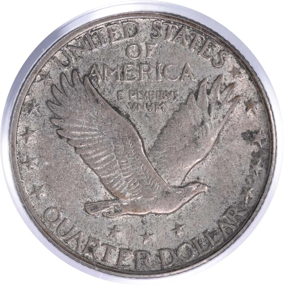 1921 Standing Liberty Silver Quarter AU53 PCGS (CAC) - Image 4 of 4