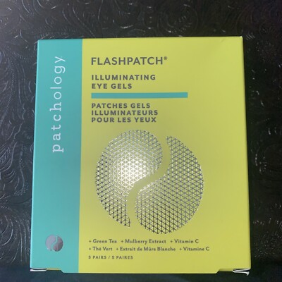 Patchology FlashPatch Illuminating Eye Gels- 5 Pairs
