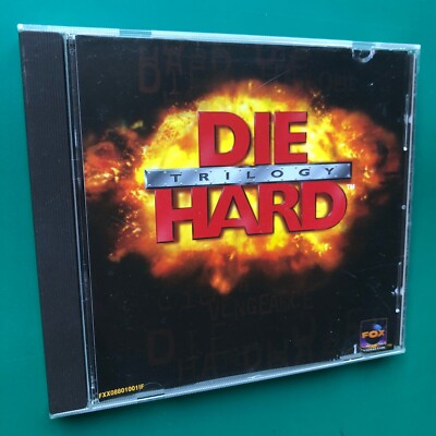 DIE HARD TRILOGY Vintage Arcade Videogame CD-ROM Fox Interactive PC Windows 98 G