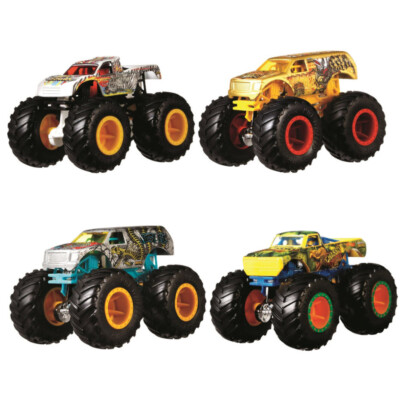 Hot Wheels バグズバス 4台セット 4 TRUCK Hot Wheels Monster BEAST BASH 4-Wheel Hive HISSY FIT