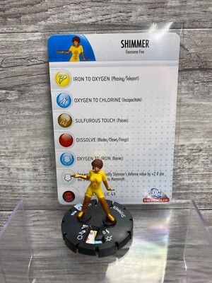 DC Heroclix Crisis Shimmer #006 Common Figure w/Card