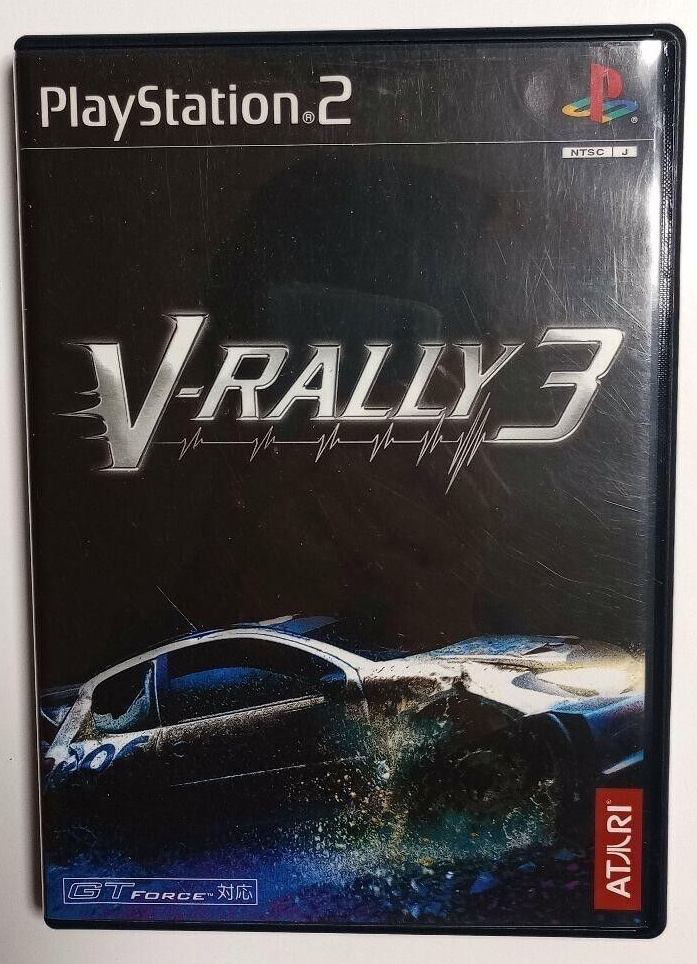PS2 PlayStation 2 V-Rally 3 Japanese Games With Box Tested