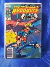 West Coast Avengers #46 - 1st App Great Lakes Avengers! 1988 FN/VF 7.0 Newsstand