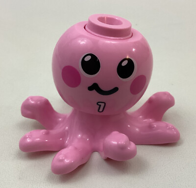 Vtech Jiggle And Giggle Fishing Set Replacement Octopus Pink Piece #1