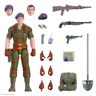 G.I. Joe Flint ULTIMATES 7 Inch Action Figure with Accessories Super7