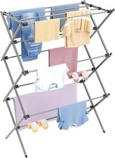 Clothes Airer,3-Tier Foldable Clothes Drying Rack,Clothes Horse with 11