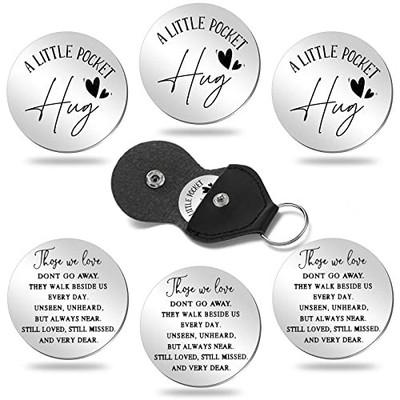 3 Pieces A Little Pocket Hug Tokens Keepsake Those We Love Don't Go Away 