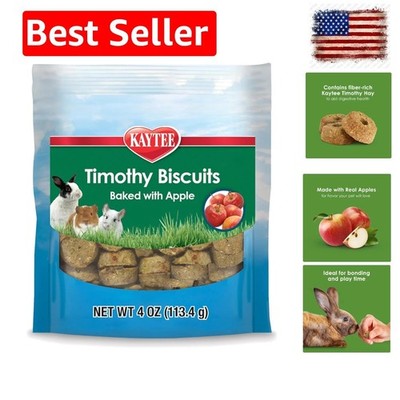 Timothy Biscuits Baked Treat for Pet Guinea Pigs, Rabbits & Other Small Anima...