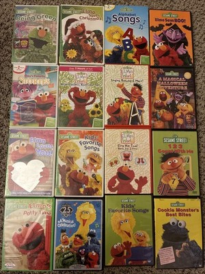 Lot Of 16 Sesame Street & Elmo s World DVD's