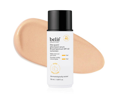 Dew Guard Vitamin C Glow Tint SPF 40 - Niacinamide, Hyaluronic Acid, Glow Booste