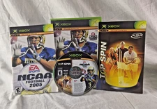 NCAA Football 2005/ Top Spin Xbox (EA Sports, 2004)