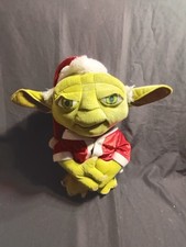 Disney Star Wars Yoda Santa Claus Christmas Door Greeter Plush Large 19  