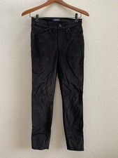 J.Crew High Rise 9-Inch Toothpick Stretch Velvet Pants Size 25 x 27.5 EUC