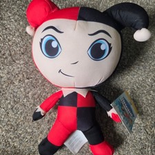 DC Super Friends Harley Quinn Plush Jester Red Black Stuffed Toy A A Global 2021