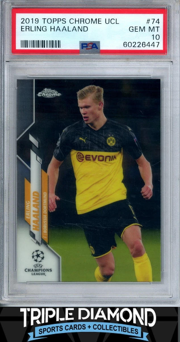 2019-20 Topps Chrome UCL Erling Haaland #74 for sale | eBay