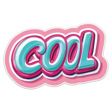 Cool Sticker Car Bumper Vinyl Decal