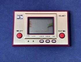 Nintendo GAME&WATCH HELMET LCD Handheld Game Buttons Working Used Condition