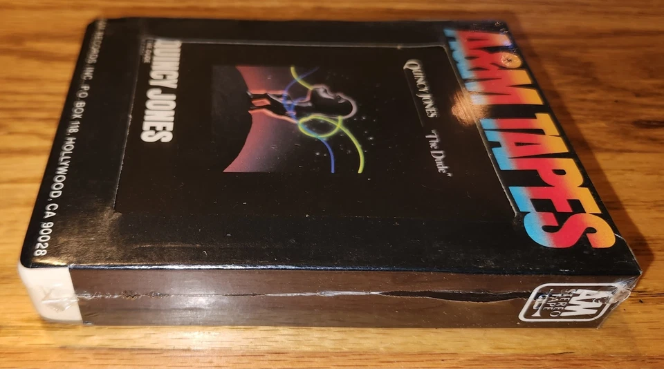 Sealed Quincy Jones "The Dude" 8 Track Tape 1981 Foto 4 de 4