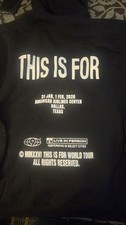 TWICE "This is For" 2026 Tour. "Dallas, TX" Black zip Hoodie, size L