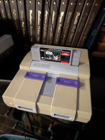 Super Nintendo SNES Console Bundle W/ Controller & Cords, Tested SNS-001