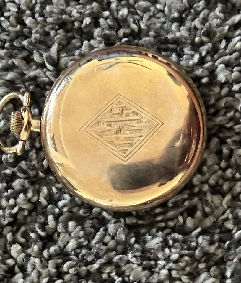 Tavannes 14K Solid Gold Manual Wind Pocket Watch - Image 2 of 2
