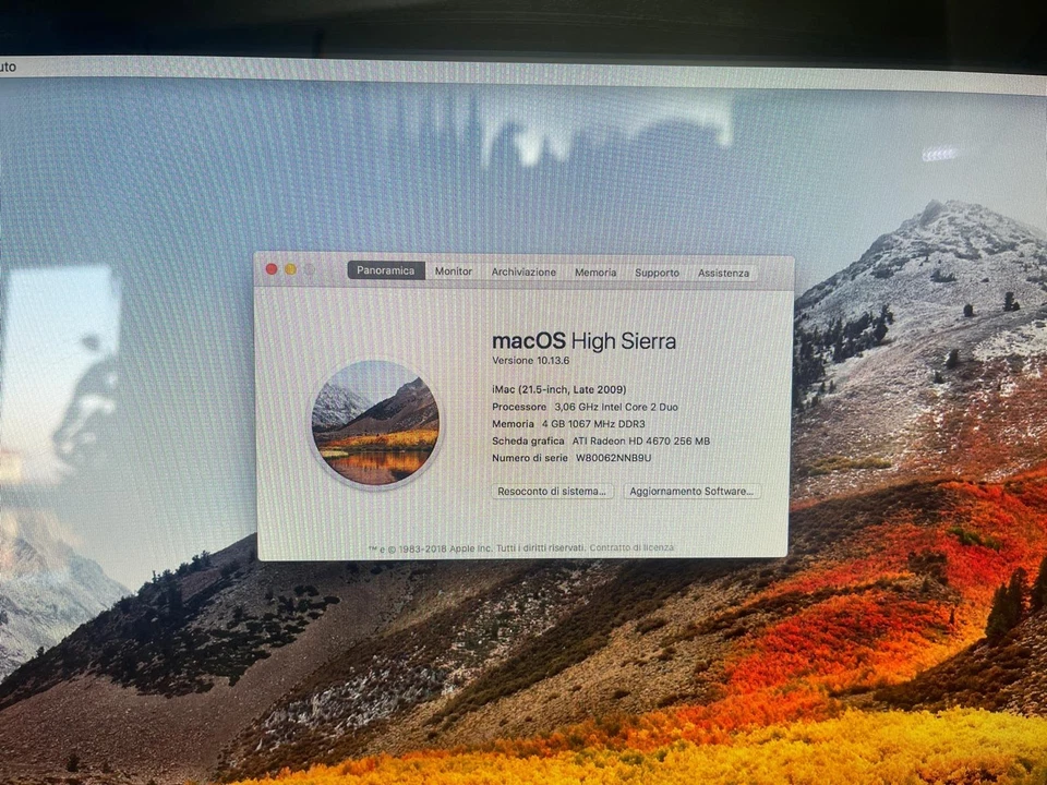 Apple iMac A1311 21,5" i5-2400s 2,5GHz 4GB - Immagine 3 di 4