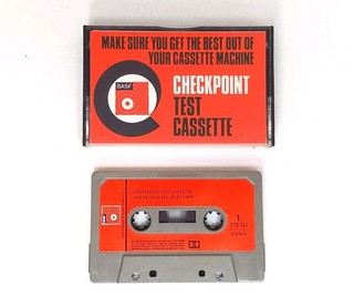 RARE BASF Checkpoint Test Cassette with Case etc Excellent.