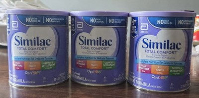*3 Cans* Similac Total Comfort Powder Baby Formula, 12.6-oz Cans