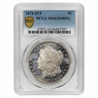 1878 8TF Morgan Silver Dollar $1 PCGS MS 63 DMPL