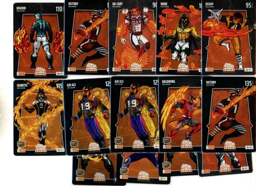 Bo Jackson Battle Arena Fire Foil 14 Card Lot (WS)