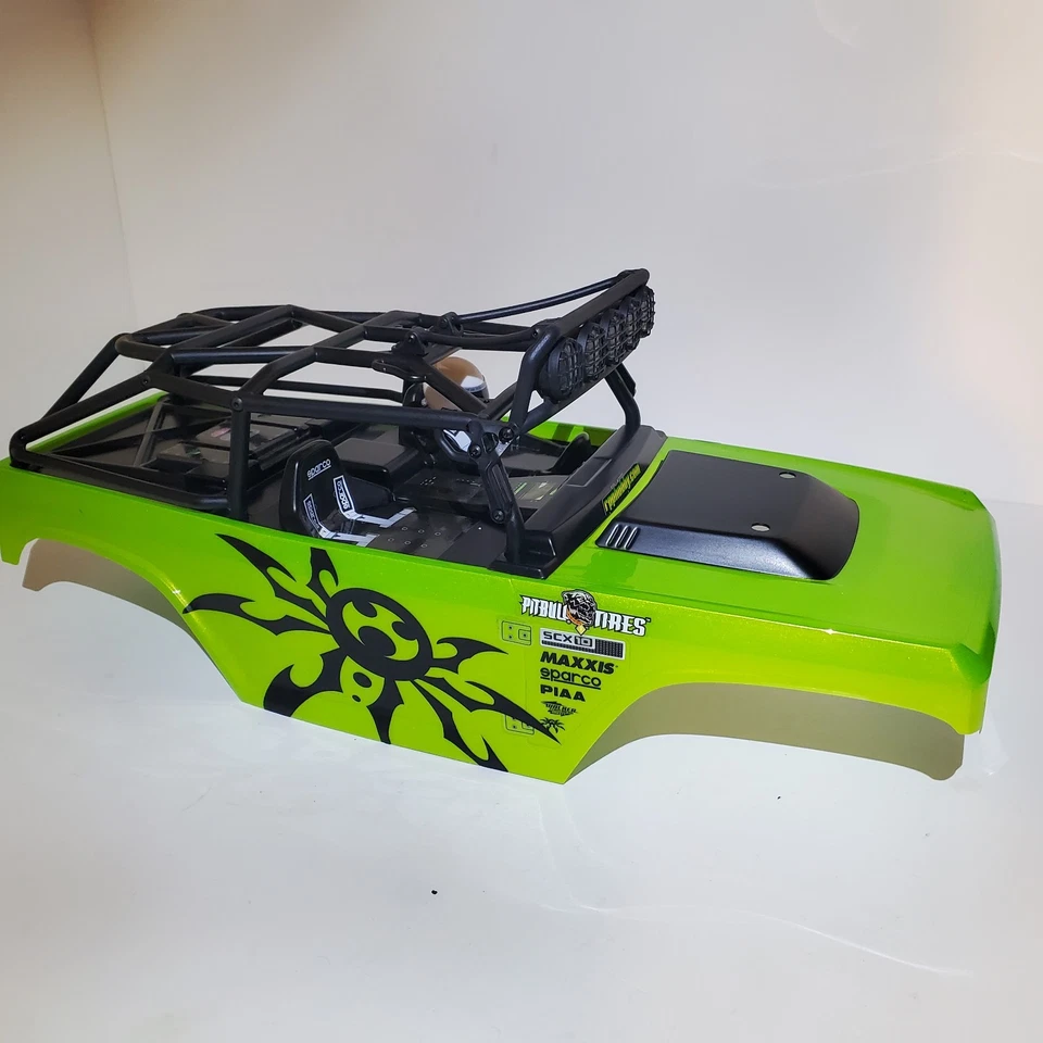 * RARE * OG Axial Deadbolt Body 1/10 Rc Crawler New With Poizon Spider Stickers - Image 4 of 4