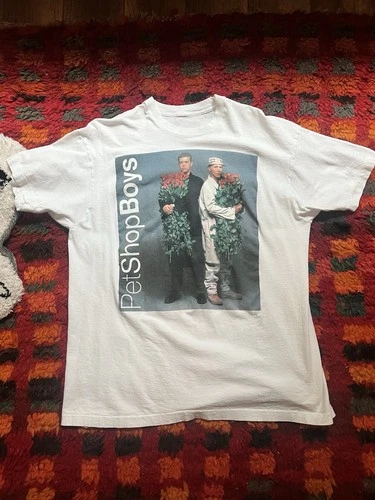 Pet Shop Boys Vintage Tour Shirt L Performance New Order Joy Vintage vintage concert t-shirt, vintage, single stitch, B+ condition