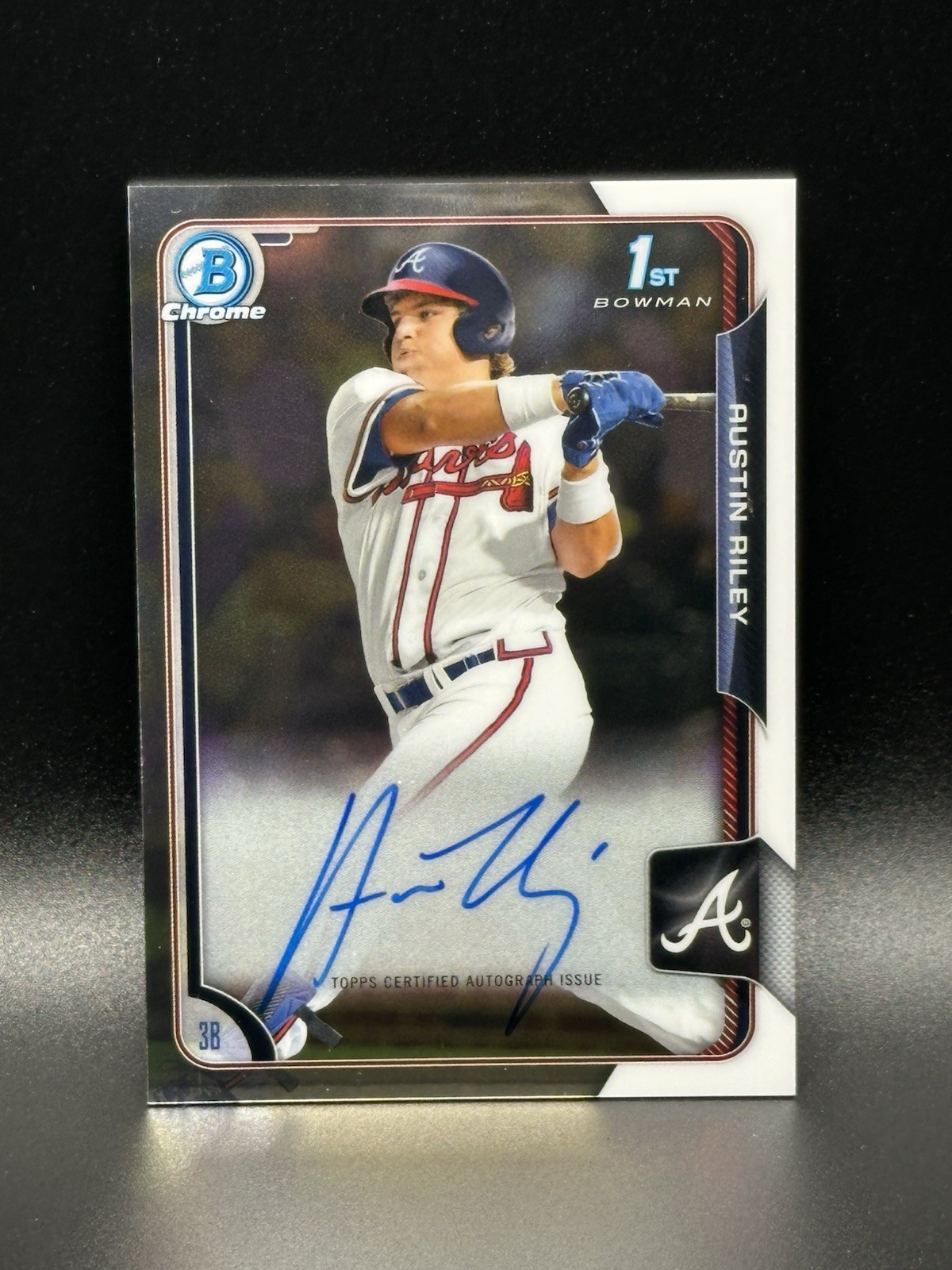 2015 Bowman Chrome - Austin Riley Draft Pick Autographs #BCA-ARI Rookie RC Auto