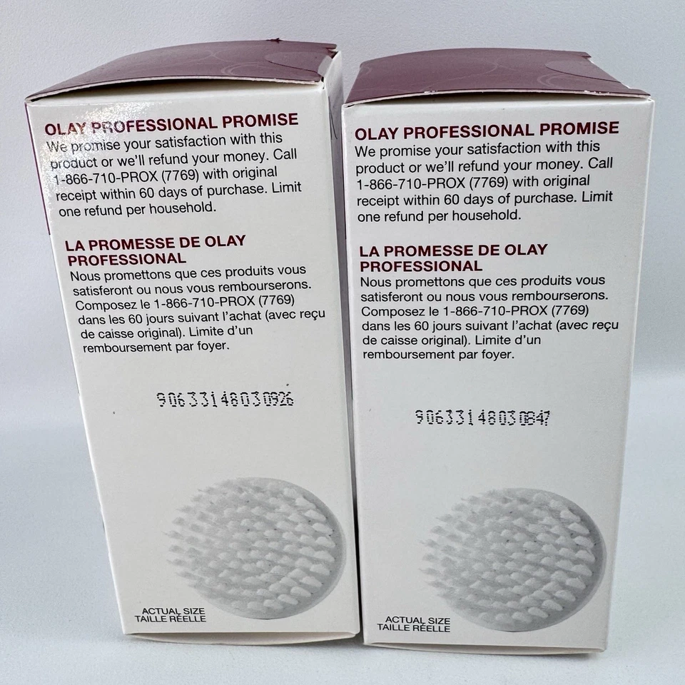 4 cabezales de cepillo de repuesto antienvejecimiento Olay ProX (2 en cada caja) nuevos y precintados Foto 4 de 4