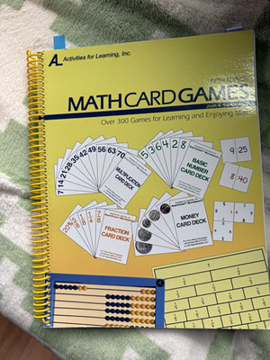 RightStart Mathematics Level B Worksheets Spiral Bound and math game book