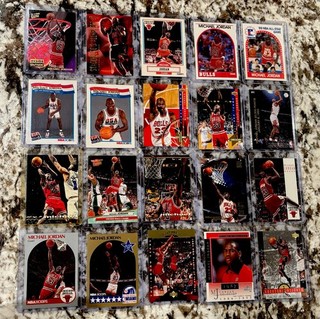 Michael Jordan Lot of 100 Cards! All In Top Loaders! Fleer Ultra Inserts Etc 🔥