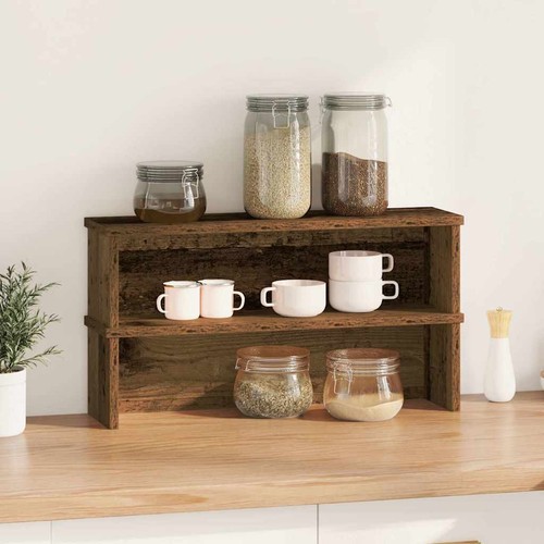 1/2x Tischregal Küchenregal Regalorganizer Mini-Regal stapelbar Regalset Regale - Bild 6 von 25