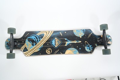 SECTOR 9 LONGBOARD SKATEBOARD DKNG STUDIOS - SPACE / ROCKET -Gullwing Trucks 38''